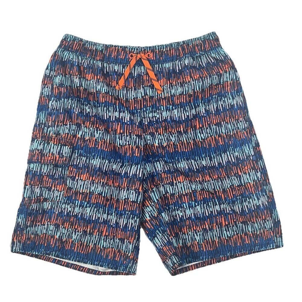 LL Bean Swim Trunks Size Youth 12 Colorful Tropical Resort